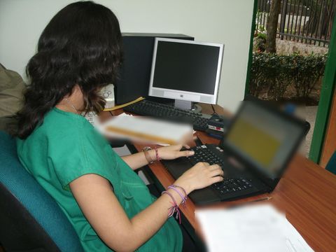 Digitación del inventario de activos en el computador
